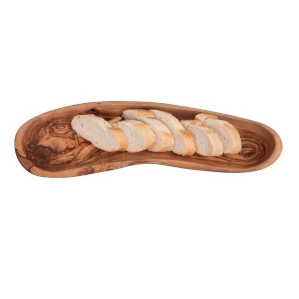 Olijfhouten Broodmand ca. 30 x 9 cm