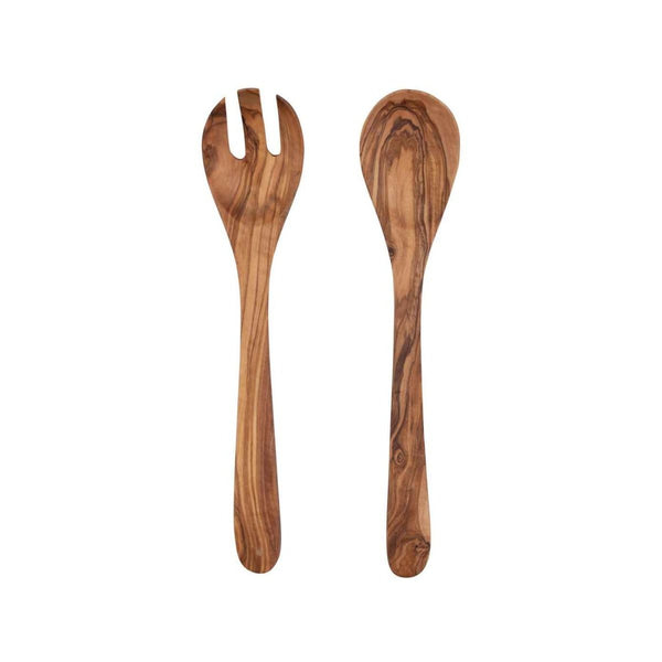 Olijfhouten Slacouvert 3-tand (30 cm)
