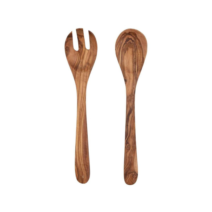 Olijfhouten Slacouvert 3-tand (30 cm)