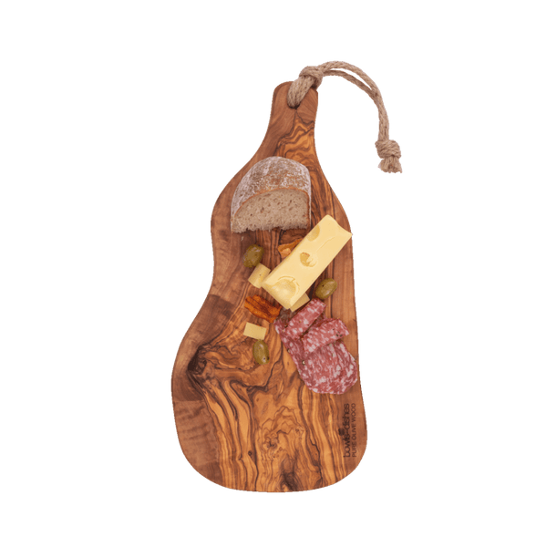 Olijfhouten Serveerplank Rustique met handvat 40-45 cm