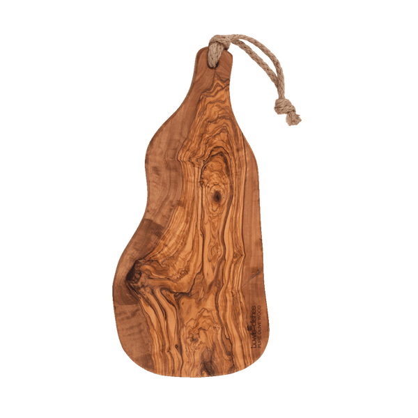 Olijfhouten Serveerplank Rustique met handvat 40-45 cm