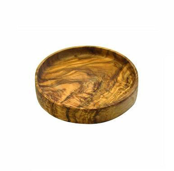 Olijfhouten schaal laag 14 cm