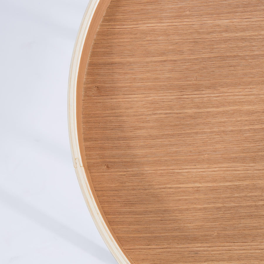 Oak Tray Side Table