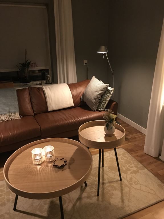 Oak Tray Side Table