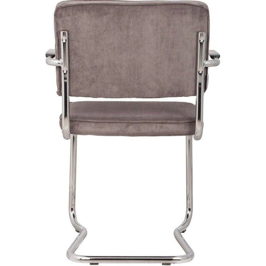 Ridge Kink Armchair- rib grey 6A