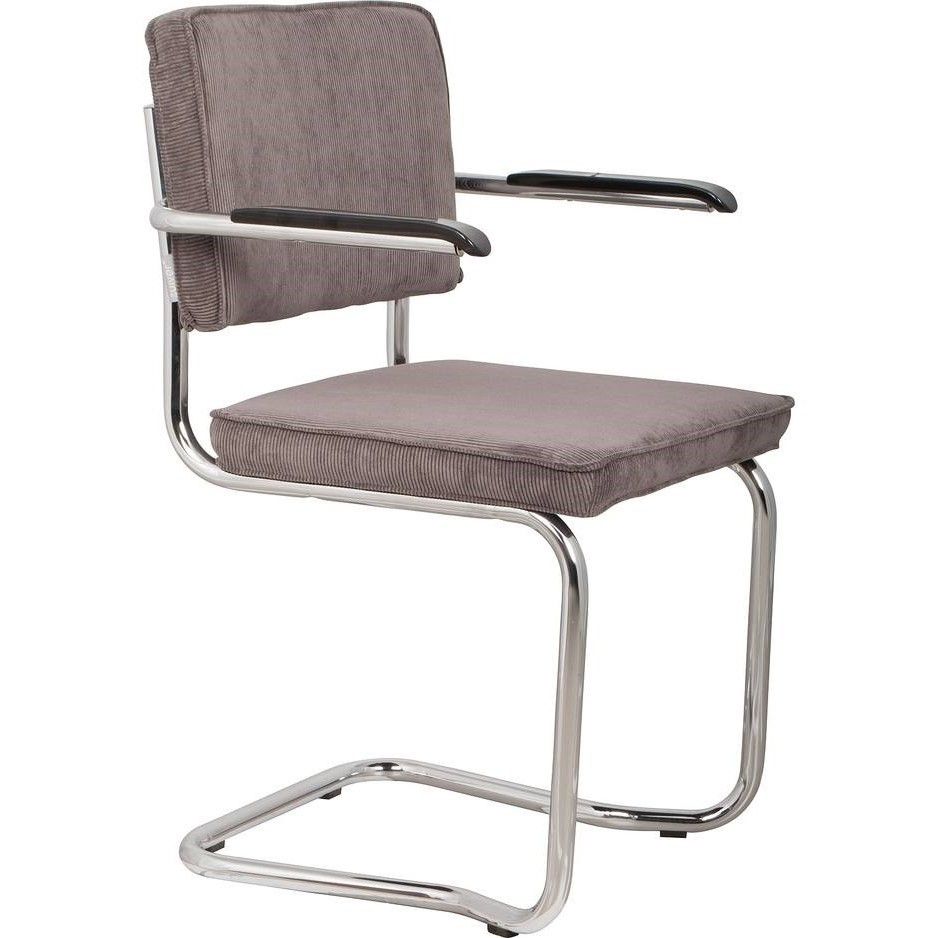 Ridge Kink Armchair- rib grey 6A