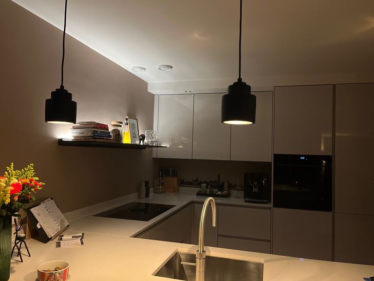 Left Pendant Lamp- black
