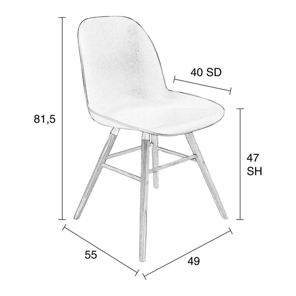 Albert Kuip Chair- taupe