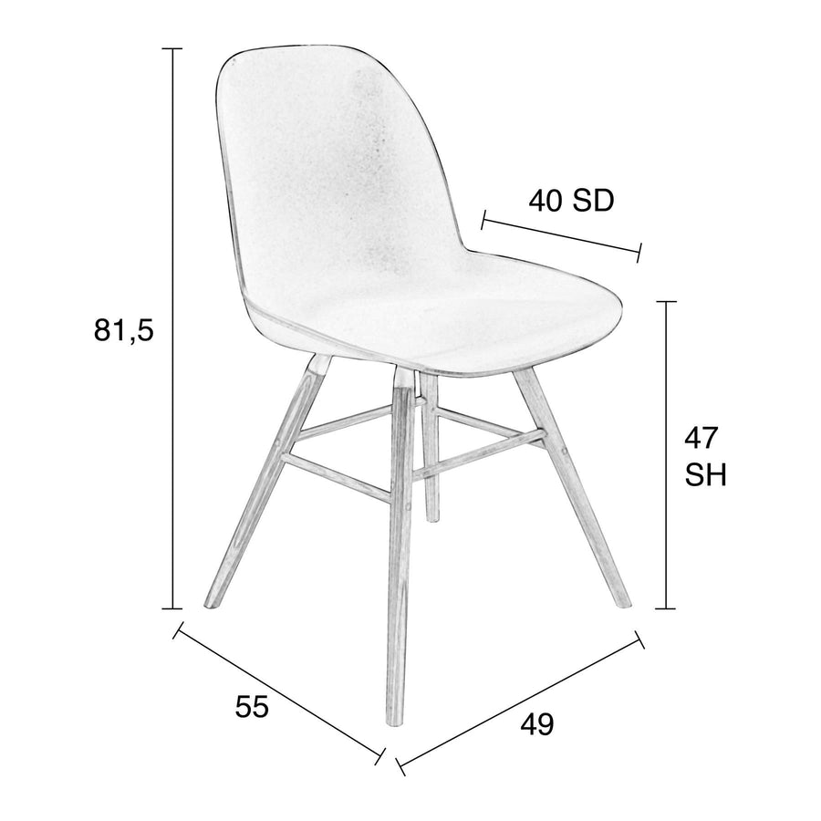 Albert Kuip Chair- taupe