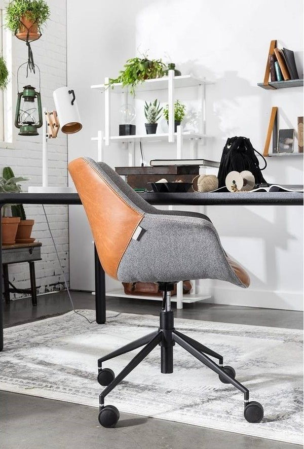 Doulton Office Chair- vintage brown