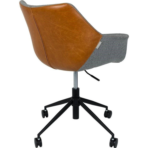 Doulton Office Chair- vintage brown