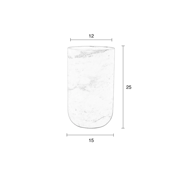 Fajen Vase- white