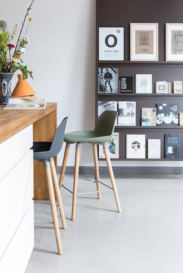 Albert Kuip Counter Stool- dark grey
