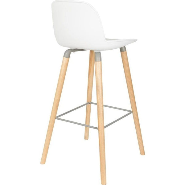 Albert Kuip Barstool- white