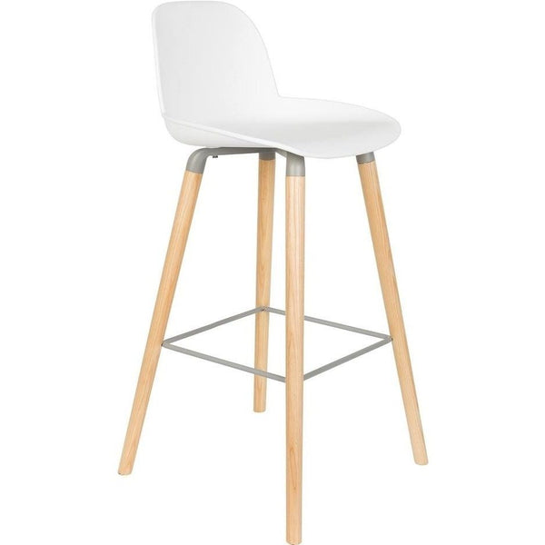 Albert Kuip Barstool- white