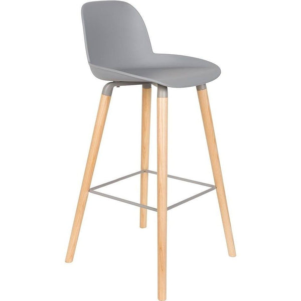 Albert Kuip Barstool- light grey