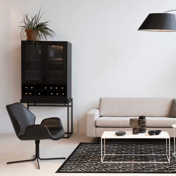Nikki Lounge Chair- all black