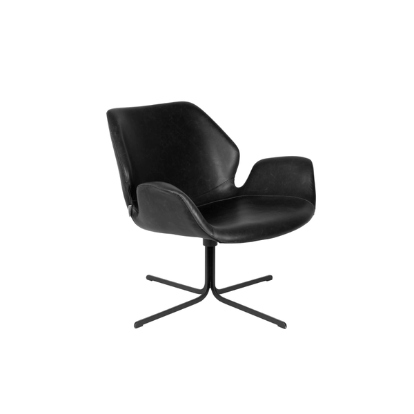 Nikki Lounge Chair- all black