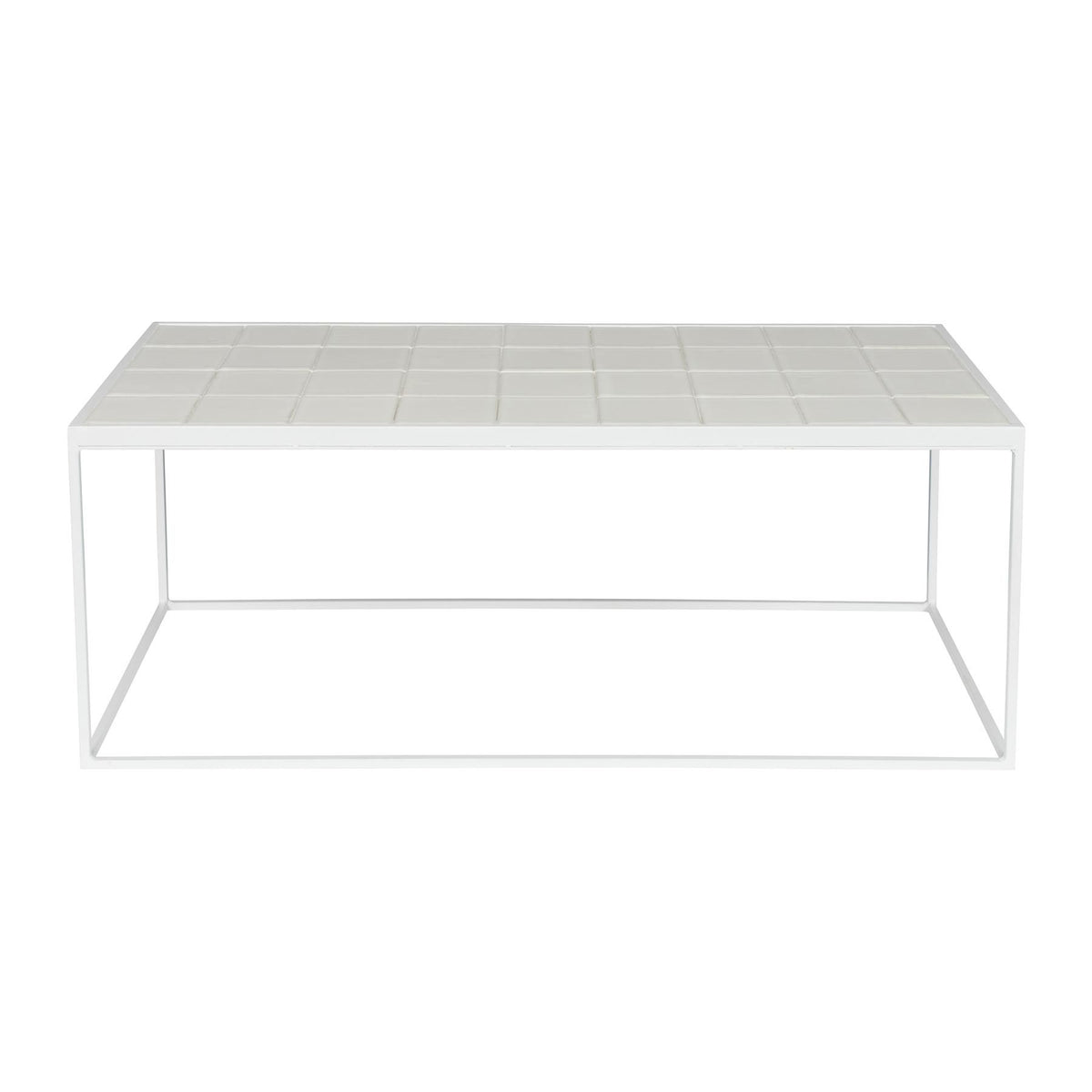 Glazed Coffee Table- white