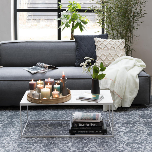 Glazed Coffee Table- white