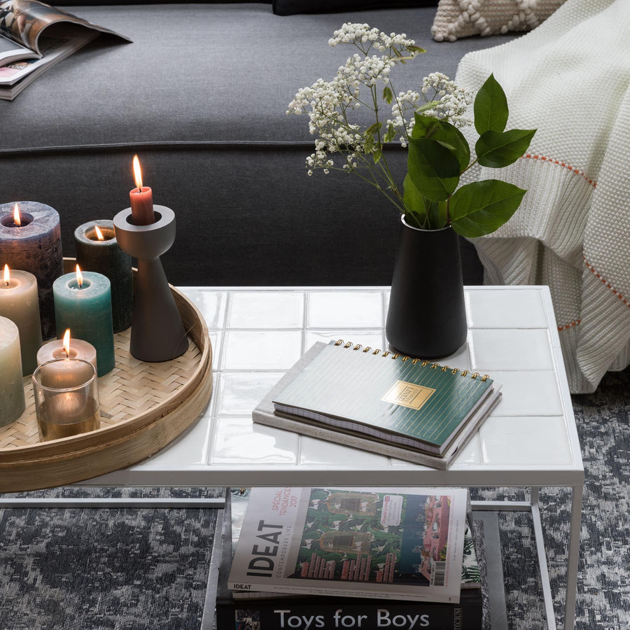 Glazed Coffee Table- white