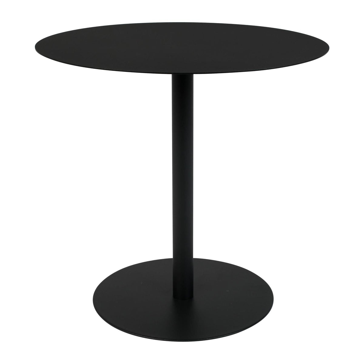 Snow Side Table- black round S