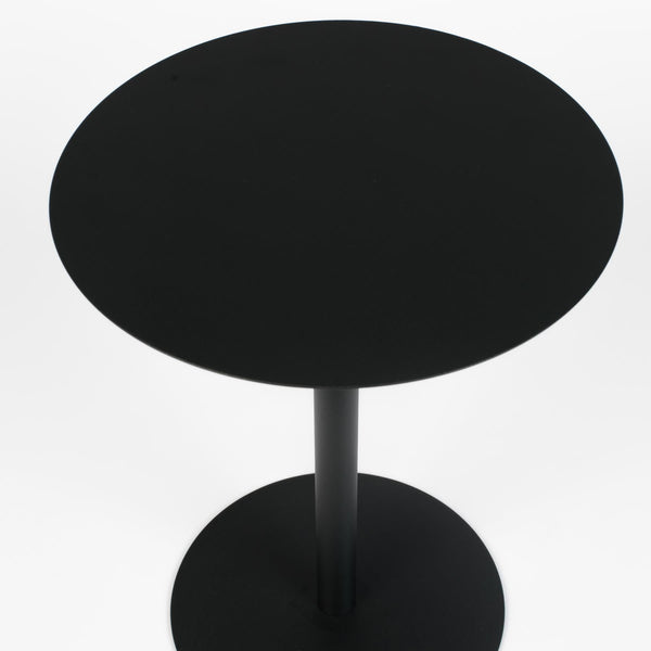Snow Side Table- black round S