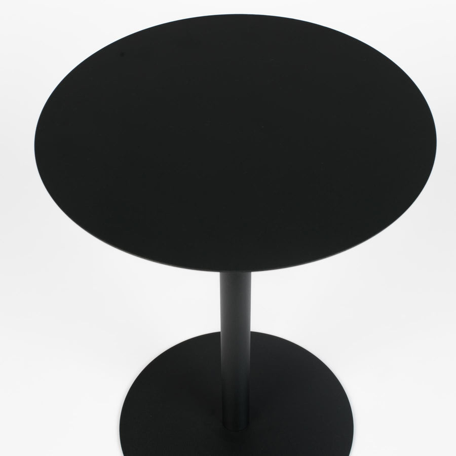 Snow Side Table- black round S