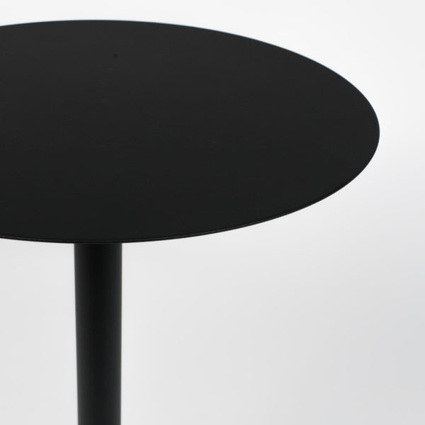 Snow Side Table- black round S