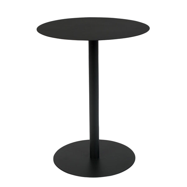 Snow Side Table- black round S