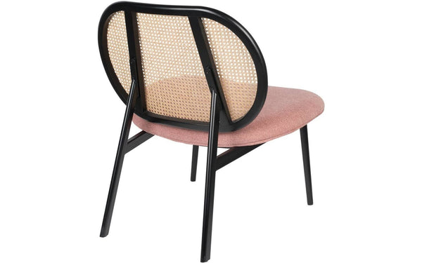 Lounge Chair Spike Natural/pink
