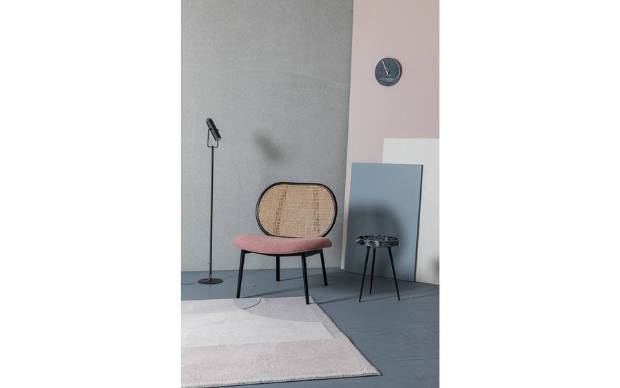 Lounge Chair Spike Natural/pink