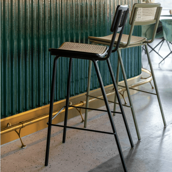Barstool Jort Black/natural