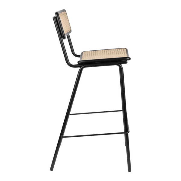 Barstool Jort Black/natural