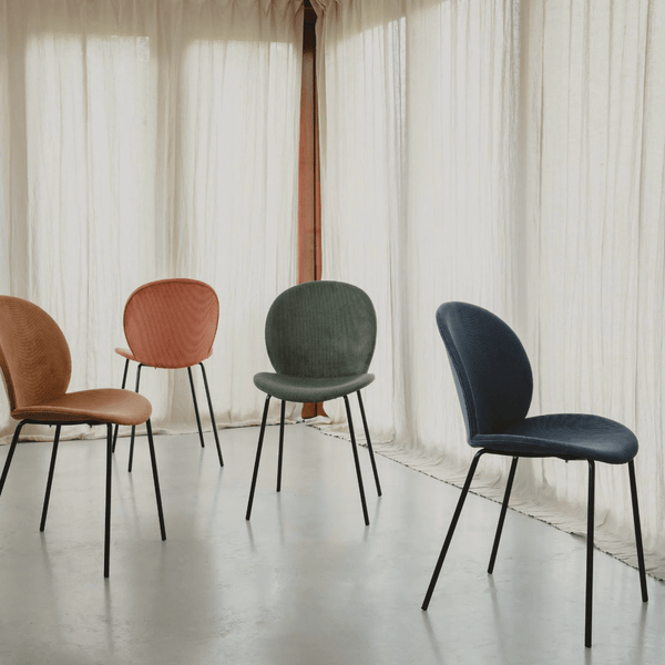 Chair bonnet grey  blue