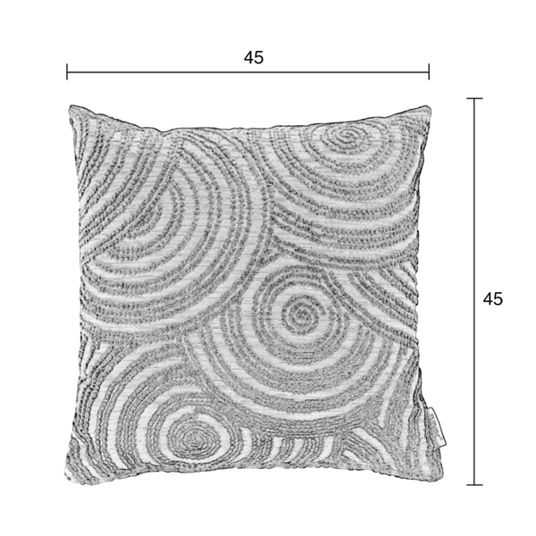 Pillow rings natural anthracite