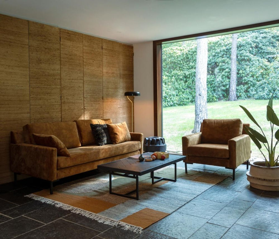 Vloerkleed pavilion 160x230 natural green brown