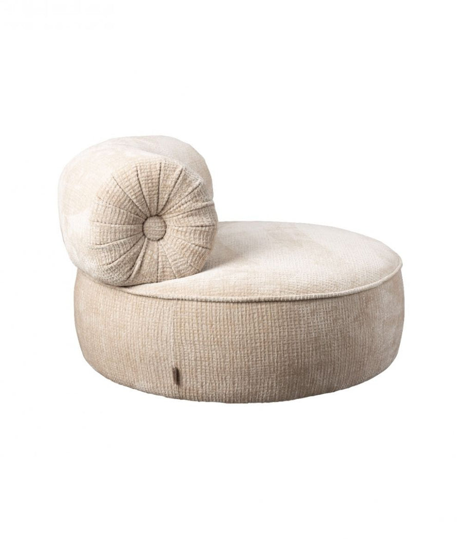 Loungestoel tilbury natural beige