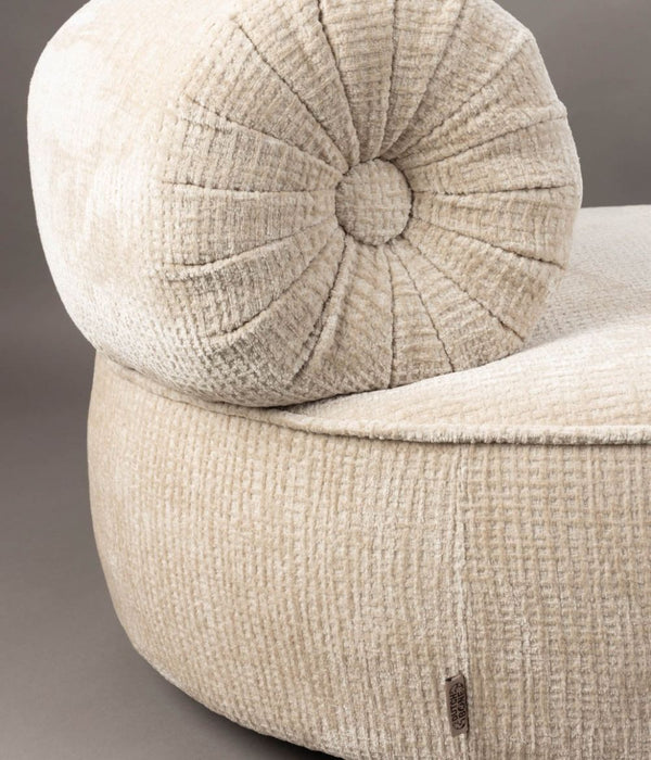 Loungestoel tilbury natural beige