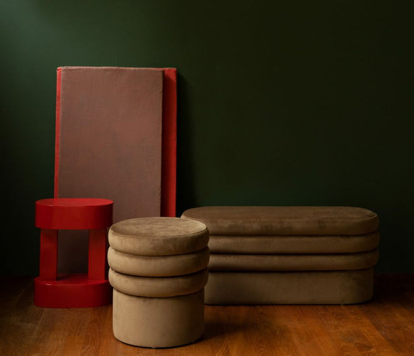 Stool Aditi Brown
