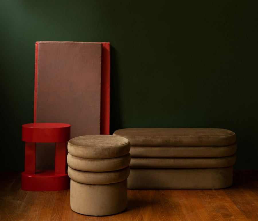 Stool Aditi Brown