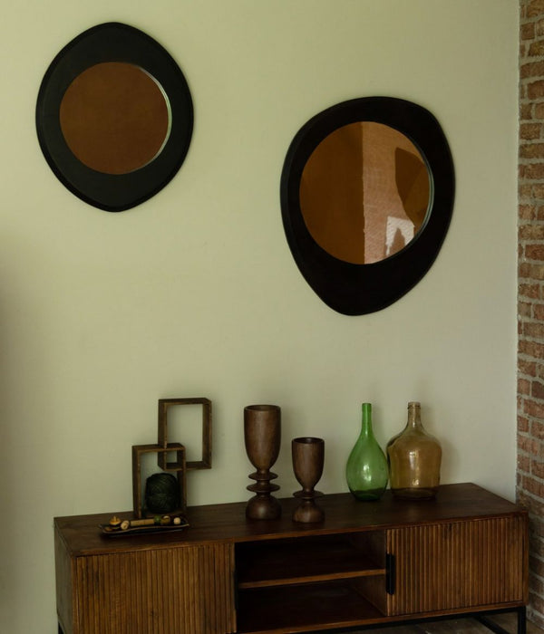 Mirror Aren Wood Black M