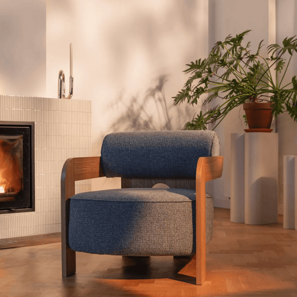 Loungestoel oolong ocean blue