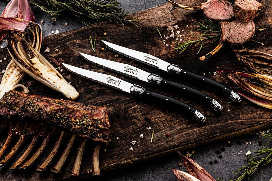 6 Steakmessen Zwart