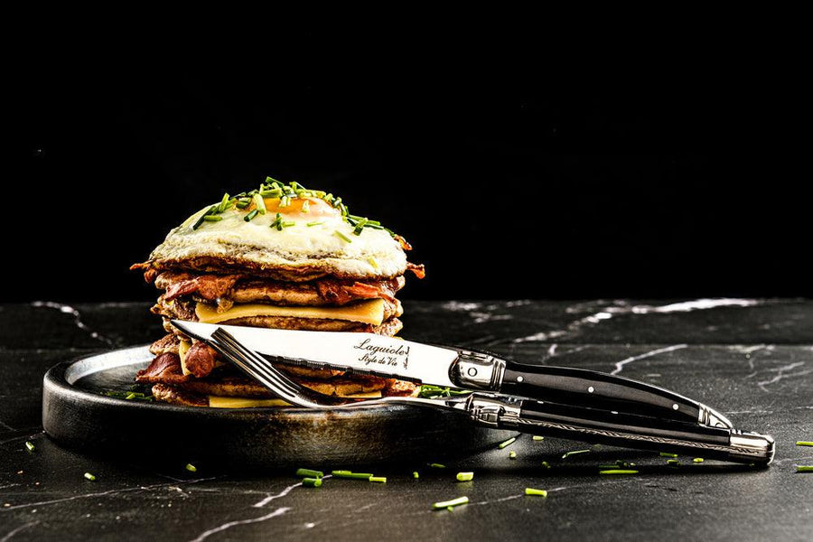 6 Steakmessen Zwart