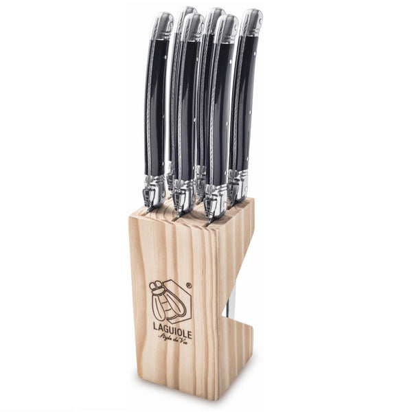 6 Steakmessen Zwart