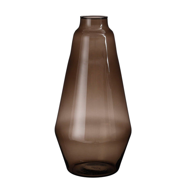 Silva vaas glas bruin - h42xd19cm