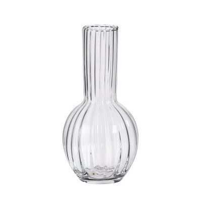 Sissy vaas glas rib - h25xd12cm
