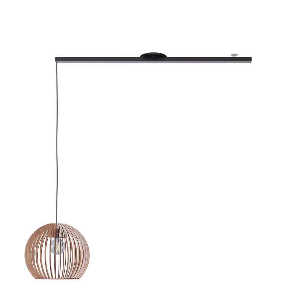 LS Single Matt Black 110 cm