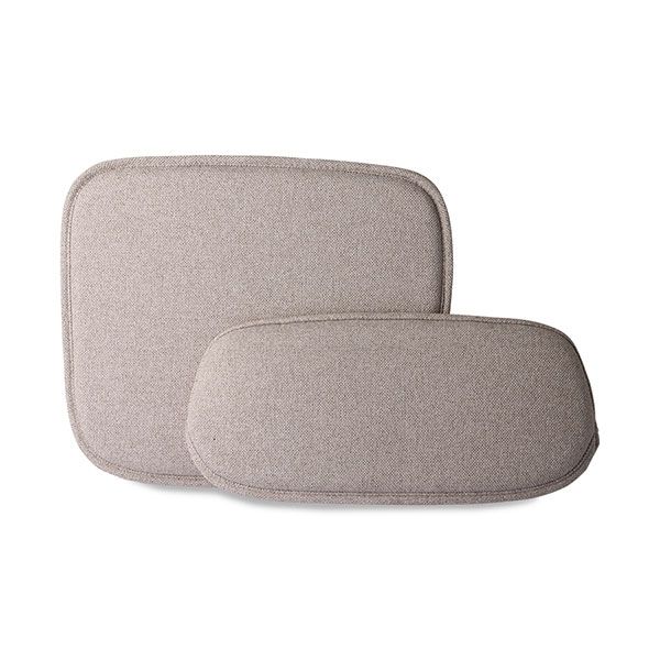 Wire bar stool comfort kit pebble